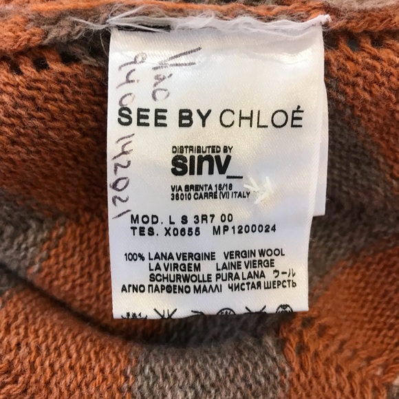 SEE by CHLOE Wool Dress Sz 40 - Picture 4 of 6